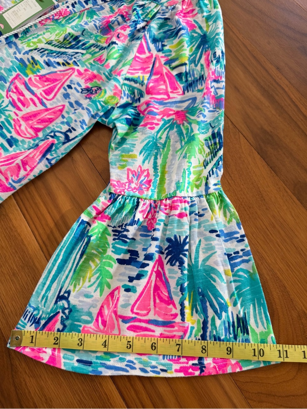 NWT Lilly Pulitzer Del Lago Tunic Top Salt In The Air Pink Blue Sailboat Size M - Picture 10 of 16